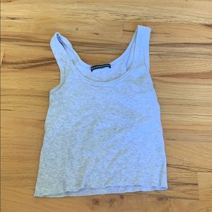 brandy melville grey tank